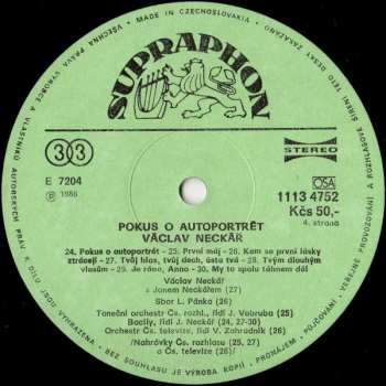 2LP Václav Neckář: Pokus O Autoportrét