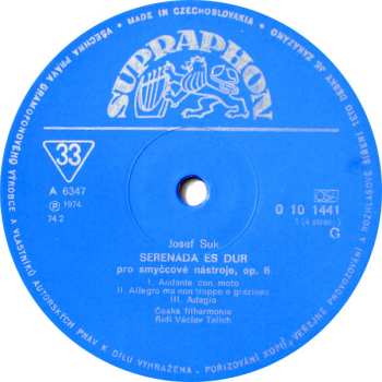 3LP/Box Set Josef Suk: Talichovský Archiv (I.) - Skladby Josefa Suka
