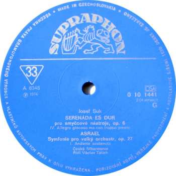 3LP/Box Set Josef Suk: Talichovský Archiv (I.) - Skladby Josefa Suka