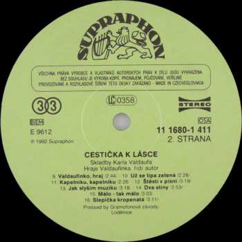 LP Valdaufinka: Cestička k Lásce (Skladby Karla Valdaufa)