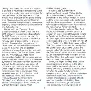 2CD Philip Glass: The Hours · Metamorphosis · Mad Rush