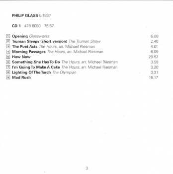 2CD Philip Glass: The Hours · Metamorphosis · Mad Rush