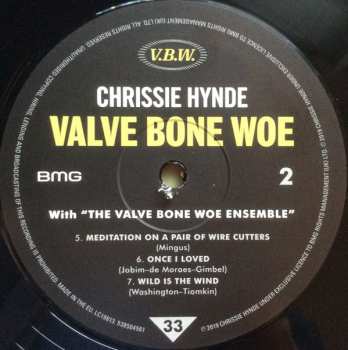 2LP Chrissie Hynde: Valve Bone Woe LTD