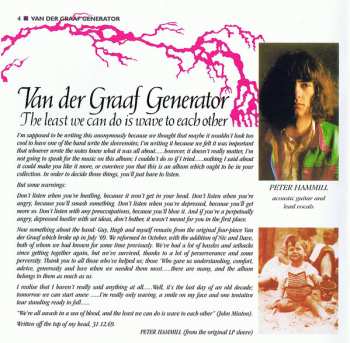 CD Van Der Graaf Generator: The Least We Can Do Is Wave To Each Other