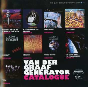 CD Van Der Graaf Generator: The Quiet Zone / The Pleasure Dome