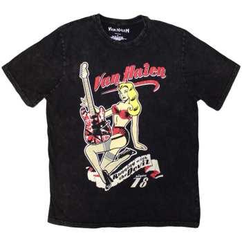 Merch Van Halen: Stone Wash T-shirt Running With The Devil