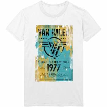 Merch Van Halen: T-shirt Pasadena '77 