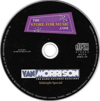 CD Van Morrison: The Bang Records Sessions: Midnight Special DIGI