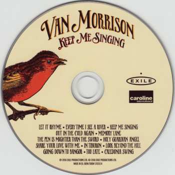 CD Van Morrison: Keep Me Singing