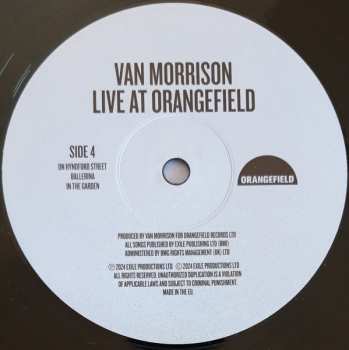 2LP Van Morrison: Live At Orangefield: Be Just And Fear Not