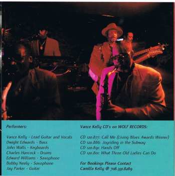 CD Vance Kelly & His Backstreet Blues Band: Live At Lee's Unleaded Blues