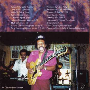 CD Vance Kelly & His Backstreet Blues Band: What Three Old Ladies Can Do