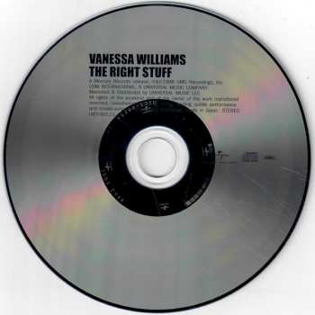 CD Vanessa Williams: The Right Stuff LTD