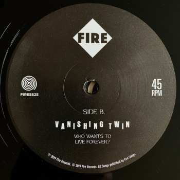 LP Vanishing Twin: Cryonic Suspension May Save Your Life (Extended Life Version) / Who Wants to Live Forever? LTD