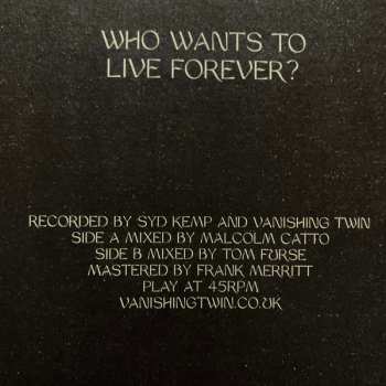 LP Vanishing Twin: Cryonic Suspension May Save Your Life (Extended Life Version) / Who Wants to Live Forever? LTD