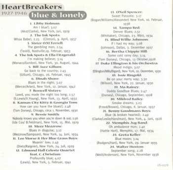 CD Various: 1927-1946 - Heartbreakers: Blue & Lonely