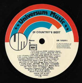 LP Various: 20 Country's Best