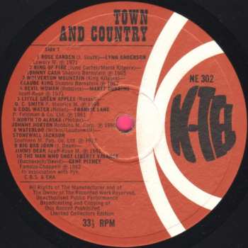 LP Various: 20 Town & Country Greats LTD