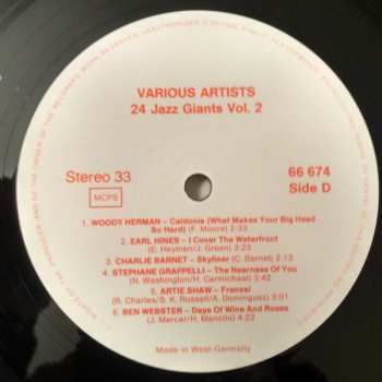 2LP Various: 24 Jazz Giants Vol. 2