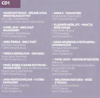 3CD Various: 50 Důvodů Proč Mít Rád Písně O Kytkách