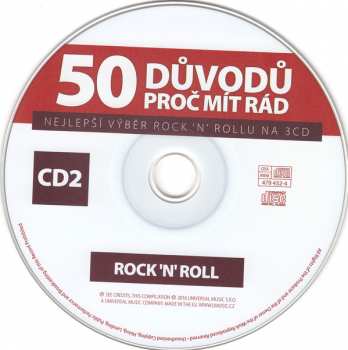 3CD Various: 50 Důvodů Proč Mít Rád Rock'N'Roll