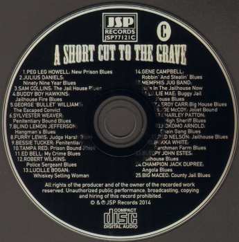 4CD/Box Set Various: A Short Cut To The Grave (Gin, Justice, Jail & Judgement 1924-1942)