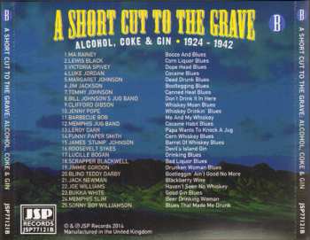 4CD/Box Set Various: A Short Cut To The Grave (Gin, Justice, Jail & Judgement 1924-1942)