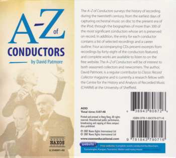 4CD/Box Set Various: A-Z Of Conductors By David Patmore