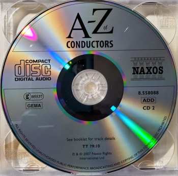 4CD/Box Set Various: A-Z Of Conductors By David Patmore