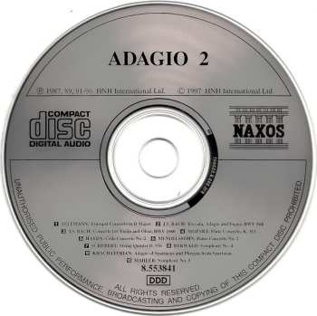 CD Various: Adagio 2 (More Famous Adagios)