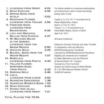 CD Various: Afghanistan: A Journey To An Unknown Musical World