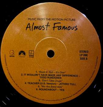 6LP/Box Set Various: Almost Famous (Music From The Motion Picture) Super Deluxe Edition DLX | LTD