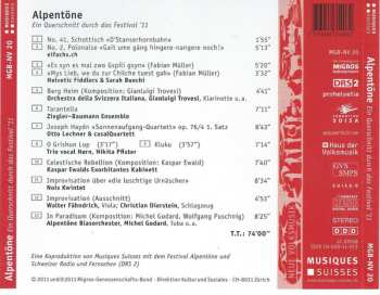 CD Various: Alpentöne: Ein Querschnitt Durch Das Festival '11