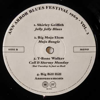 2LP Various: Ann Arbor Blues Festival 1969 Vol. 2