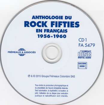 3CD Various: Anthologie Du Rock Fifties En Français 1956-1960