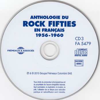3CD Various: Anthologie Du Rock Fifties En Français 1956-1960