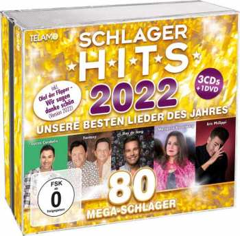 3CD/DVD Various: Schlager Hits 2022 (Unsere Besten Lieder Des Jahres)