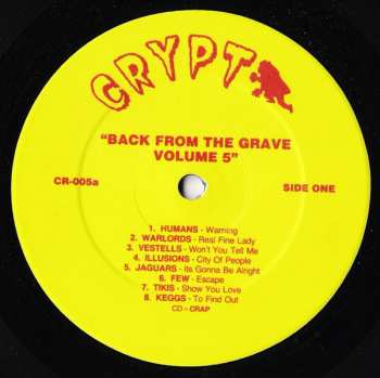 LP Various: Back From The Grave Volume 5