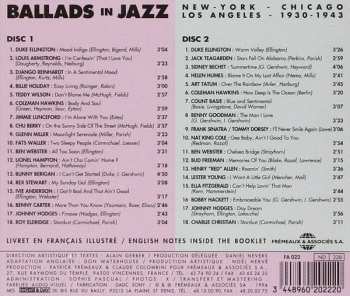 2CD Various: Ballads In Jazz (New-York - Chicago - Los Angeles 1930-1943)