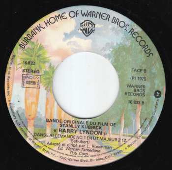 SP Various: Barry Lyndon (Music From The Academy Award Winning Soundtrack)