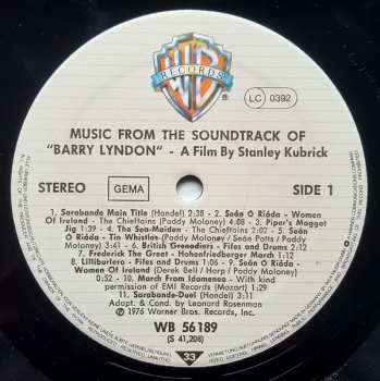 LP Various: Barry Lyndon