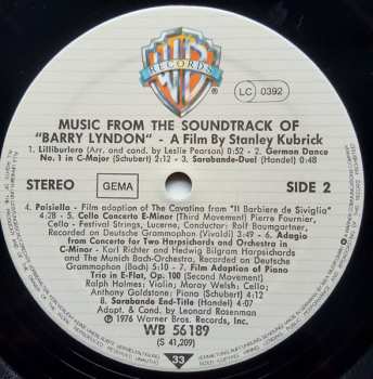LP Various: Barry Lyndon