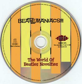 CD Various: Beatlemaniacs!!!: The World Of Beatles Novelty Records