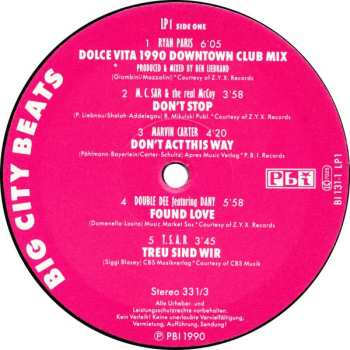 2LP Various: Big City Beats - The Exclusive Hits Of Tomorrow