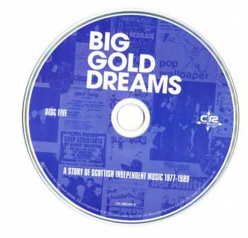 5CD Various: Big Gold Dreams - A Story of Scottish Independent Music 1977-1989
