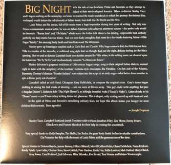 LP Various: Big Night (Original Motion Picture Soundtrack) CLR