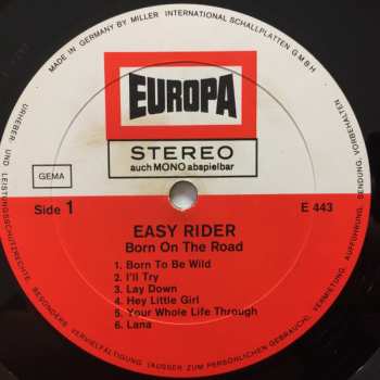 LP Various: Born On The Road: Easy Rider
