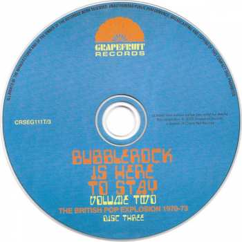 3CD/Box Set Various: Bubblerock Is Here To Stay Volume Two - The British Pop Explosion 1970-73