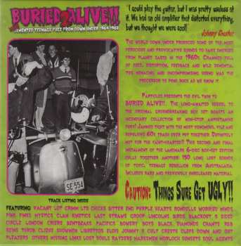 6CD/Box Set Various: Buried Alive!! 2 (More Demented Teenage Fuzz From Down Under 1964-1968)