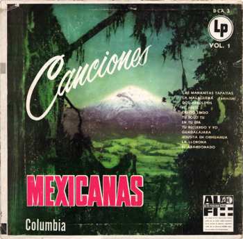 LP Various: Canciones Mexicanas Vol. 1